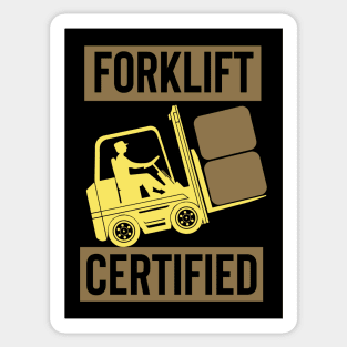 Forklift Certified Sticker